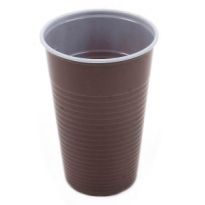 Kubki wielorazowe brązowe 230ml 100szt do ciepłych napoi
