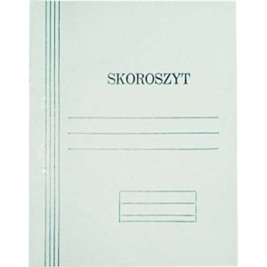 Skoroszyt tekturowy zwykły z nadrukiem