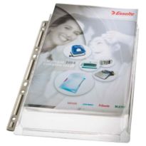 Koszulki Leitz A4 na katalogi z metalową krawędzią 3szt 47553