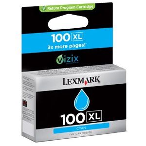 Atrament Lexmark 100XL cyan 600str