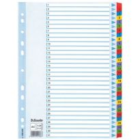 Przekładki Esselte A4 Mylar 1-31 kartonowe 100164