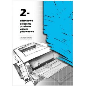Druk MiP F-110-2 Polecenie przelewu-wpłata gotówkowa 2-odc do dr