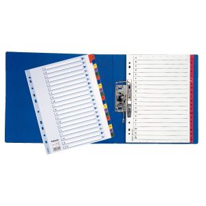 Przekładki Esselte A4 Mylar A-Z kartonowe 100166