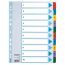 Przekładki Esselte A4 Mylar 1-10 kartonowe 100161