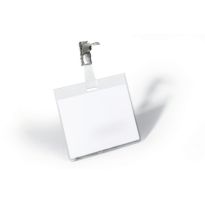 Identyfikator z klipem Durable poziomy 60x90 8003 25szt