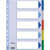 Przekładki Esselte A4 plastikowe 5 kart 15259