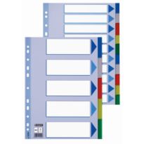 Przekładki Esselte A4 plastikowe 10 kart 15261