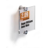Tabliczka informacyjna Durable Crystal Sign 105x105mm 4820