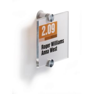 Tabliczka informacyjna Durable Crystal Sign 105x105mm 4820
