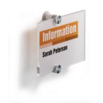 Tabliczka informacyjna Durable Crystal SIGN 148x105mm 4821
