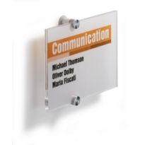 Tabliczka informacyjna Durable Crystal SIGN 210x148mm 4823