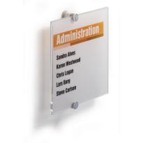Tabliczka informacyjna Durable Crystal Sign 210x210mm 4824