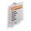 Tabliczka informacyjna Durable Crystal Sign 210x210mm 4824