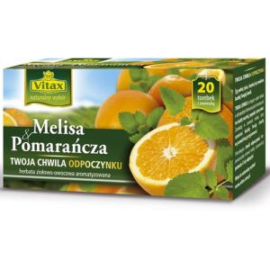 Herbata Vitax Melisa pomarańcza 20 torebek
