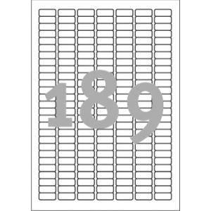 Etykiety usuwalne Avery Zweckform 25,4x10 L4731REV-25