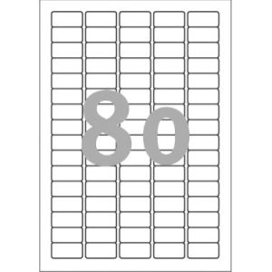 Etykiety usuwalne Avery Zweckform 35,6x16,9 L4732REV-25