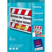 Folie samoprzylepne Avery Zweckform białe A4 100ark 3487