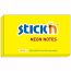 Karteczki samoprzylepne Stick`n 127x76 żółty neon 21135