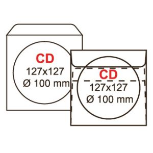 Koperty CD z okienkiem 50szt
