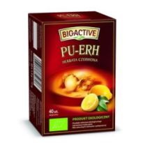 Herbata BioActive PU-ERH czerwona cytrynowa 40tb