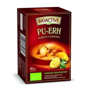 Herbata BioActive PU-ERH czerwona cytrynowa 40tb