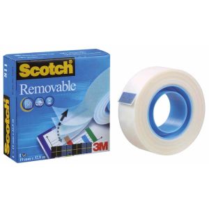 Taśma Scotch Magic 19x33m Removable (usuwalna) 811