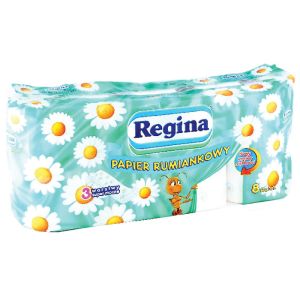 Papier toaletowy Regina 8szt rumiankowy
