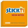 Karteczki samoprzylepne Stick`n 76x76 pomarańczowy neon