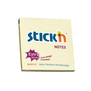 Karteczki samoprzylepne Stick`n Extra Sticky 76x76 żółty pastel
