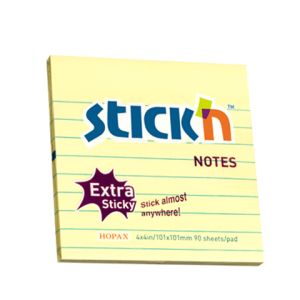 Karteczki samoprzylepne Stick`n Extra Sticky 101x101 żółty paste