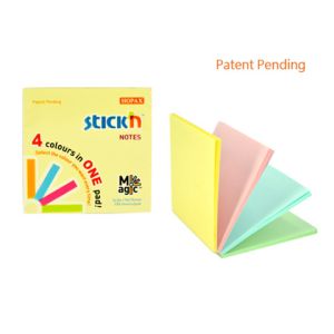Karteczki samoprzylepne Stick`n Magic Pad 76x76 pastelowe 21574