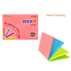 Karteczki samoprzylepne Stick`n Magic Pad 76x101 neonowe 21572