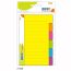 Przekładki samoprzylepne Stick`n 100x50 6 kol.neon 21460