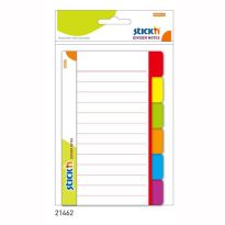 Przekładki samoprzylepne Stick`n 100x50 6 kol.białe neon 21462