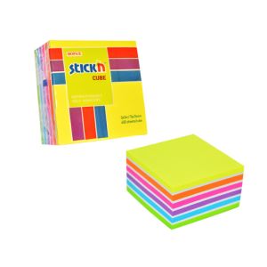 Karteczki samoprzylepne Stick`in 76x76 400 mix neon pastel 21539