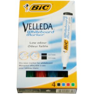 Marker suchościeralny Bic 1751 ścięty kpl