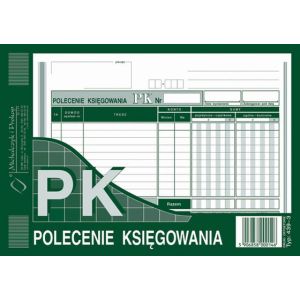 Druk MiP 439-3 Polecenie księgowania A5