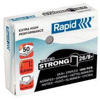 Zszywki 26/8+ Rapid Super Strong 1000szt