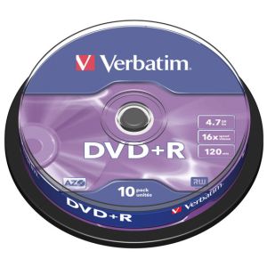 Płyty DVD+R Verbatim cake 10szt.